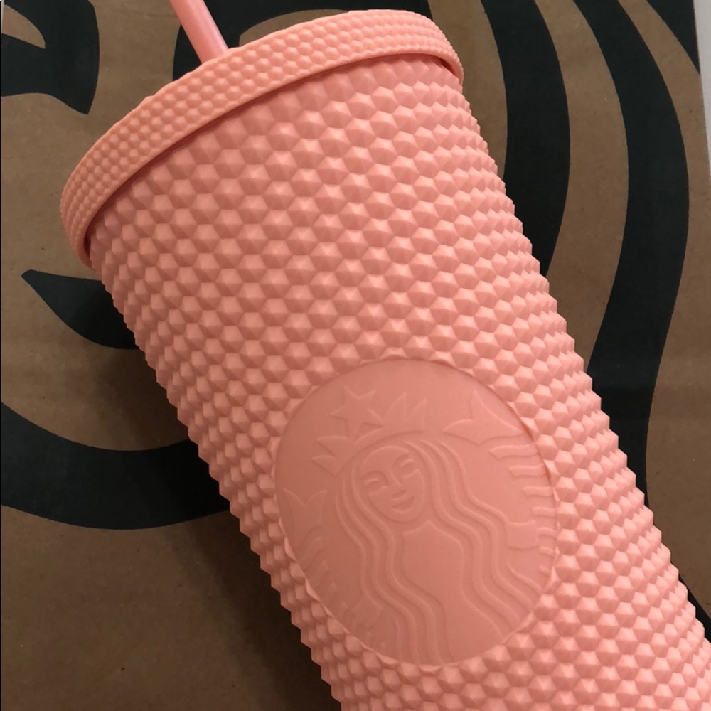 Starbucks Matte Pink Studded Tumbler